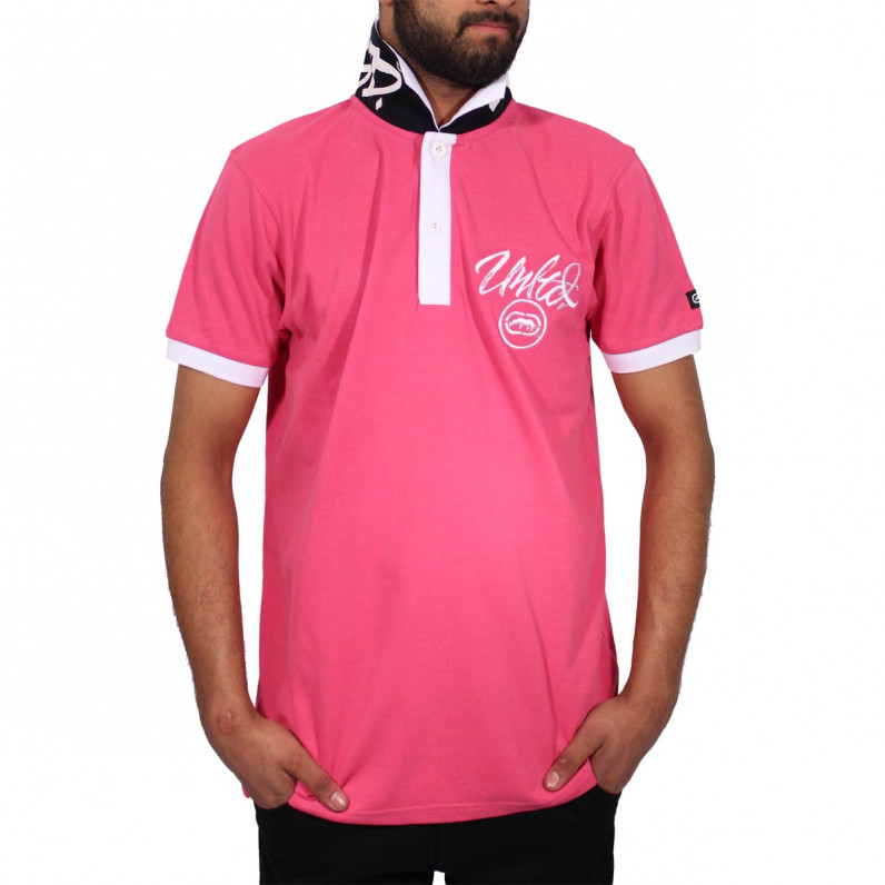Men's Pink Comet Polo T-Shirts