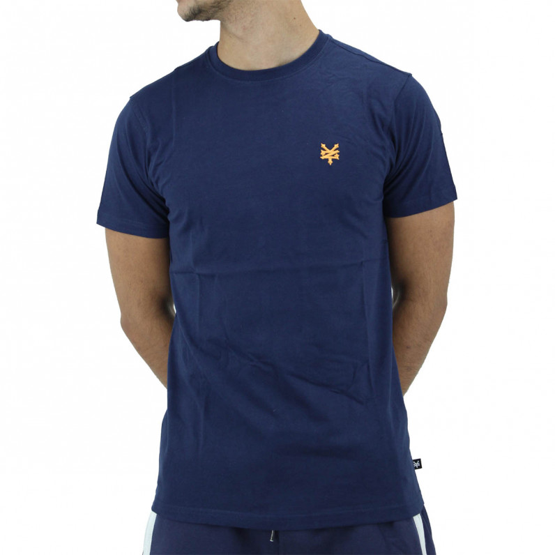 Men's Navy Varik Cotton Short Sleeve T-Shirts