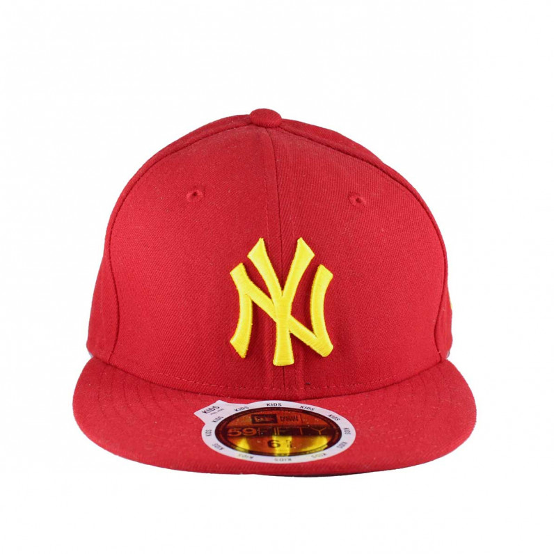 MLB 59Fifty NY New York Yankees Red Fitted Fitted Caps