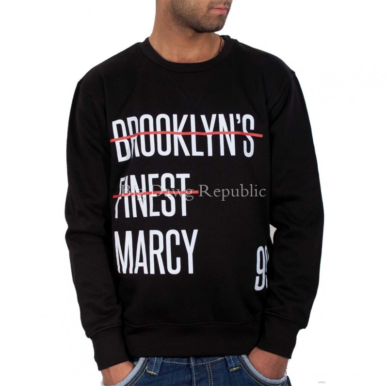 Men's Brooklyn's Finest Marcy Black Sweatshirt 