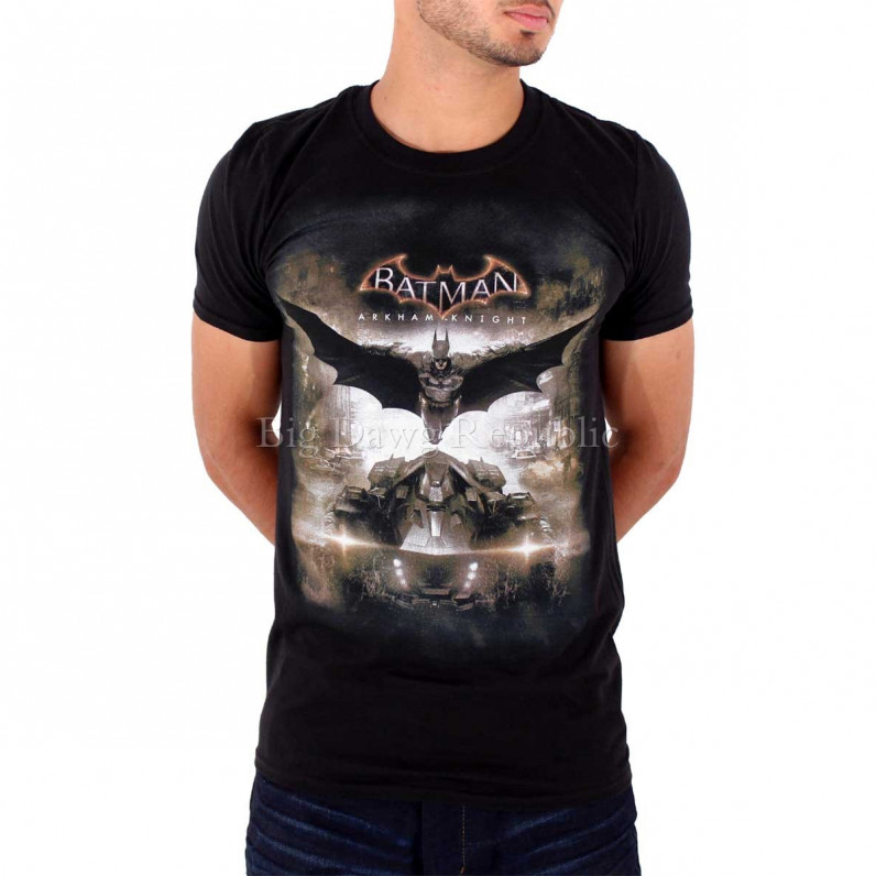 Men's Batman Batmobile Black T-Shirts