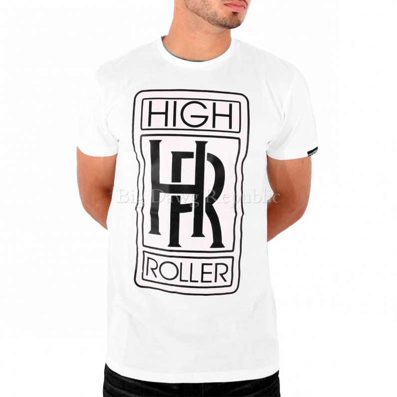 Men's High Roller White T-Shirts