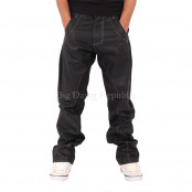 Men's Star Black Matt Loose Fit Jeans GK030