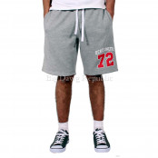 Men's Grey Scania Hip Hop Star Fleece Shorts