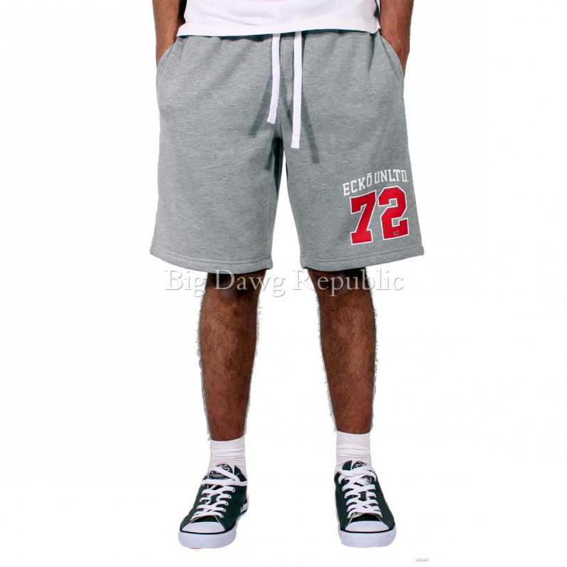 Men's Grey Scania Hip Hop Star Fleece Shorts