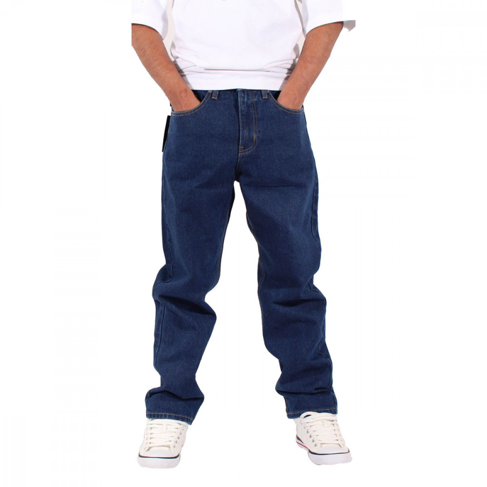 Georgio Peviani Men's Dark Blue Comfort Fit Denim Jeans