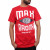 Men's Red Bronx Summer T-Shirt
