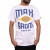 Men's Urban Designer White Bronx Cotton Summer T-Shirt