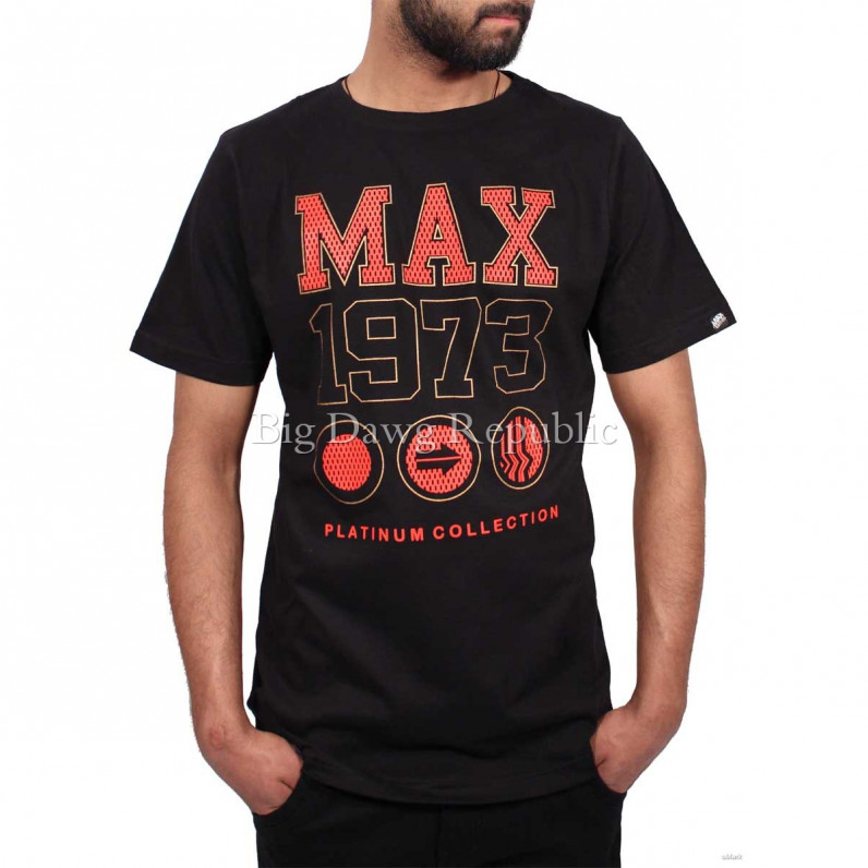 Men's Black Max Brand Summer T-Shirt