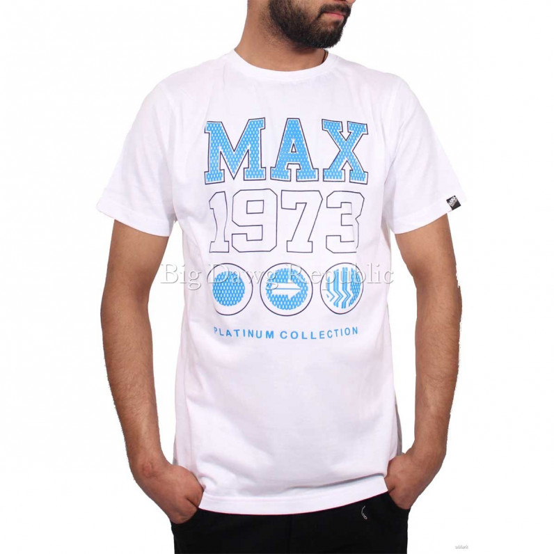 Men's White Max Brand Summer T-Shirt