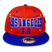 Los Angeles LA Red Blue Baseball Snapback Caps