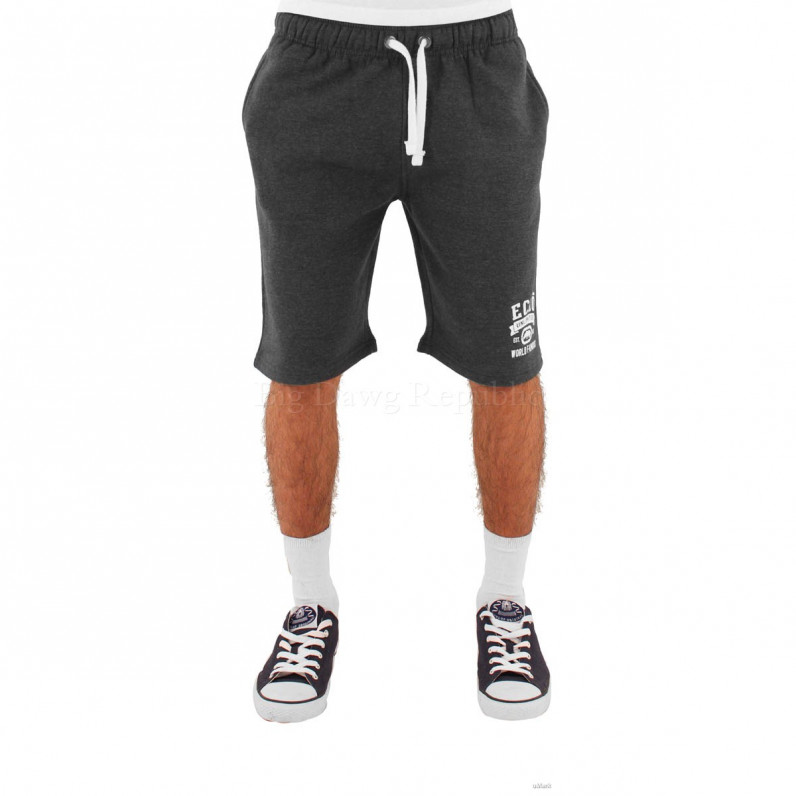 Men's XJS Charcoal Grey Hip Hop Star Fleece Shorts