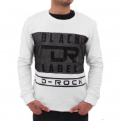 Men's White Henry Sweatshirt