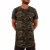 Men's Dark Green Army Camouflage Long Tee Shirts