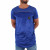Men's Blue Velour Long Tee Shirts