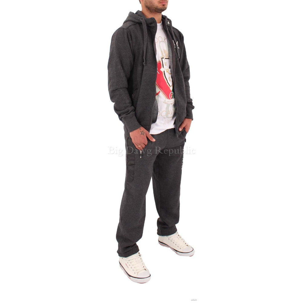 womens charcoal tracksuit