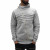 Men's Grey Turtle Neck Full Zip Up Sweater 1228