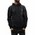 Men's Black Long Fishtail Over Head Hoodie 1558