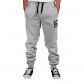 Grey Barking Fleece Jogging Pants