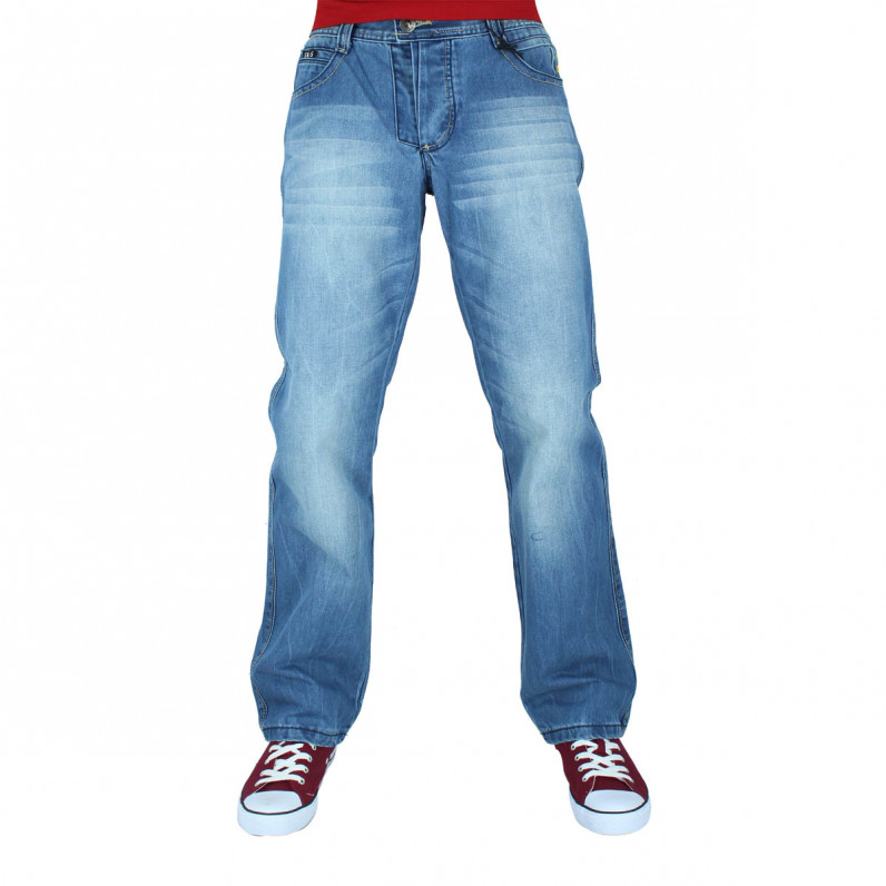 Men's Stonewash Blue Saab Denim Jeans