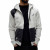 Bleach White Denim Patch Hoodie Style Jacket