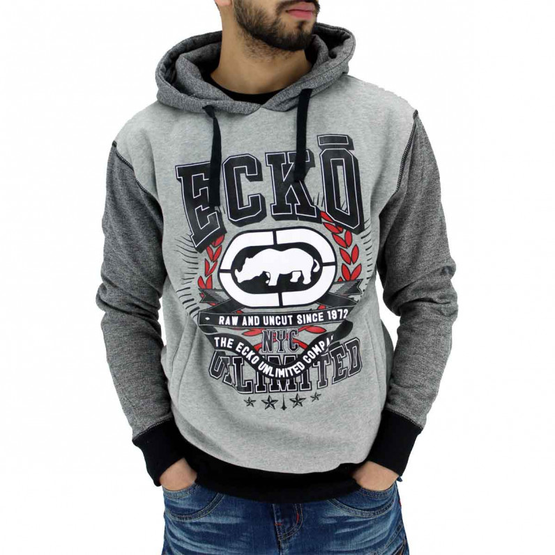 Men's Grey Neptune Overhead Hoodie