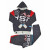 Men's Navy Jayden Graphic Print Cotton Zip Up Tracksuit