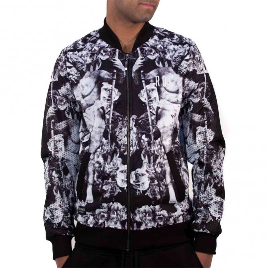 Rocawear Men s Printed Sublimated Renaissance Myth Bomber Jacket R031