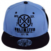 72 Unlimited Mens Ladies Blue Snapback Caps