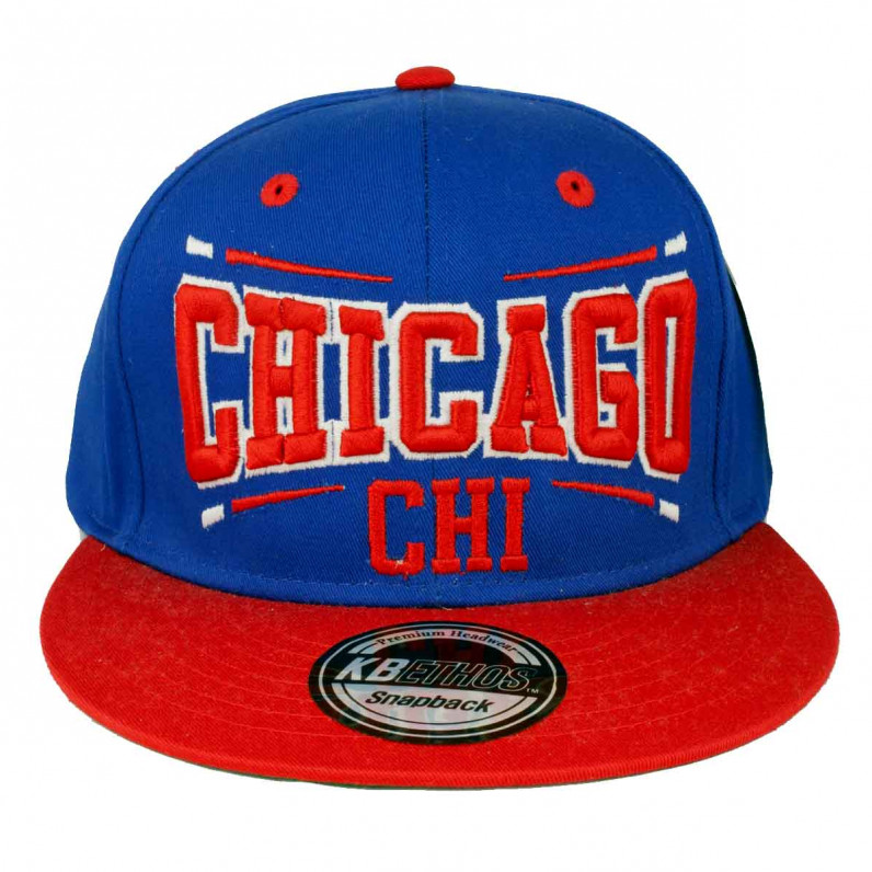Chicago Blue Red Baseball Snapback Caps