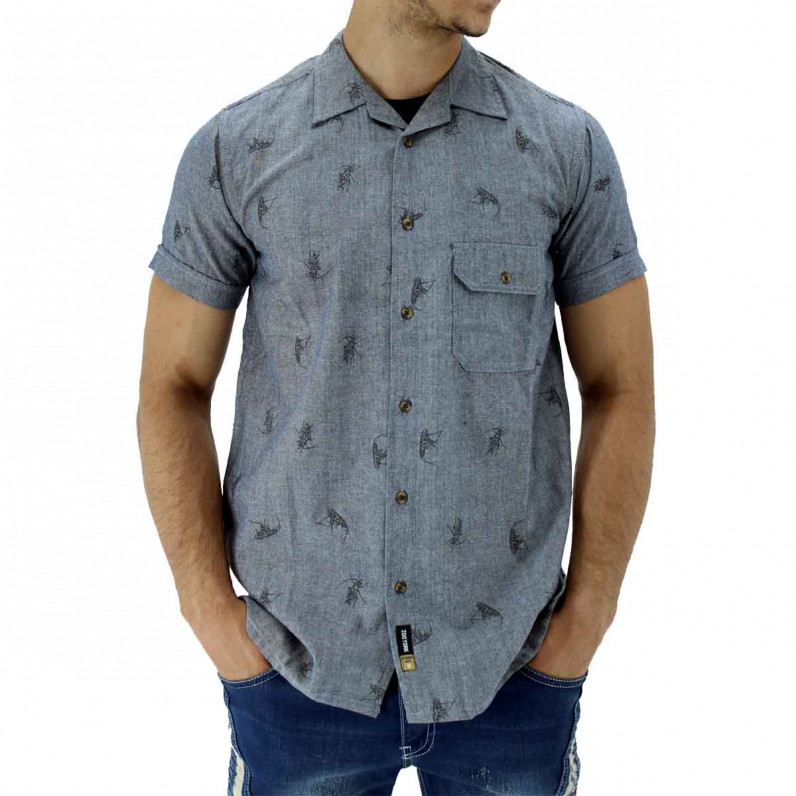 Summer Cotton Short Sleeve Bay Shirt