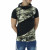 Men's Black Summer Cotton Camouflage Hoodie T-Shirts