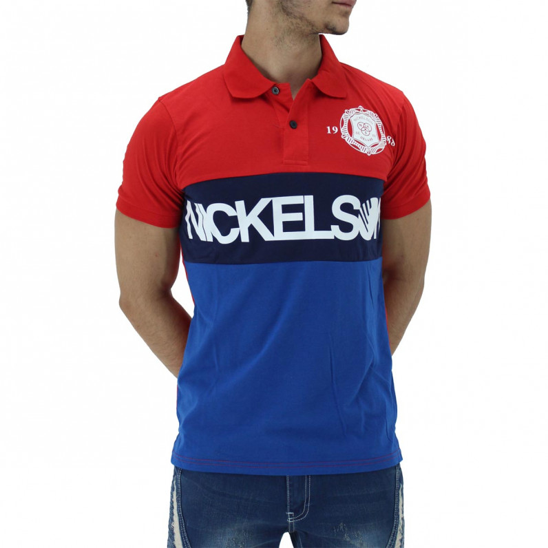 Red Summer Cotton Polo Tee Shirts