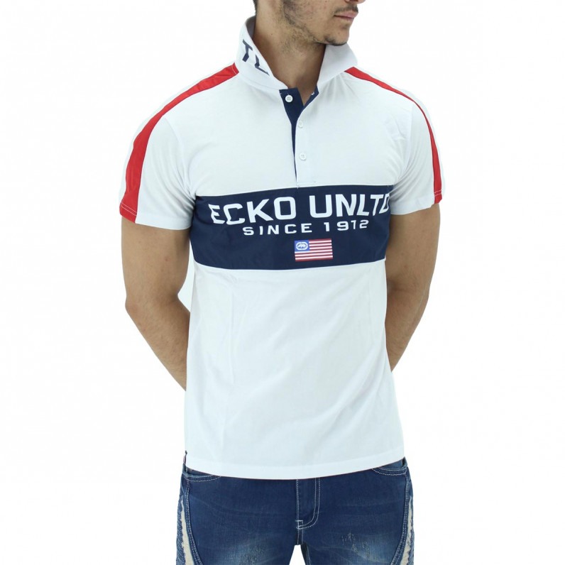 White Dodger Summer Cotton USA Polo Tee Shirts