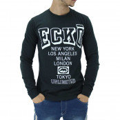 Black Cotton Graphic Print NY Compton Sweatshirts