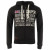 Men's Black East London Zip Up Hoodie