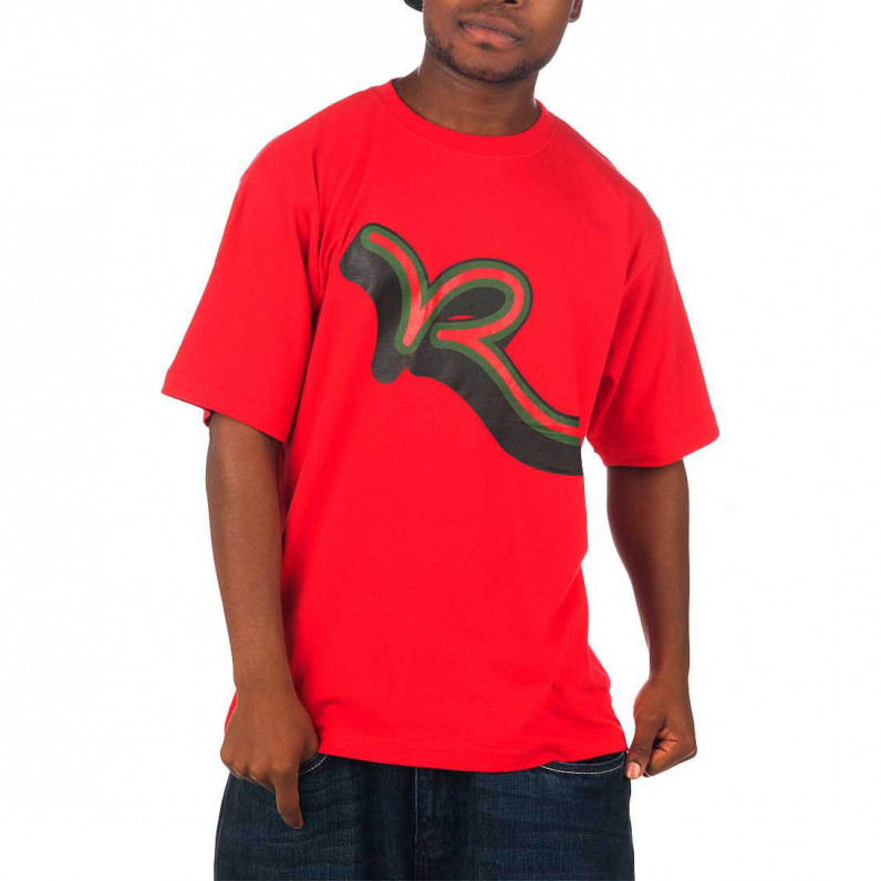 Men's Truly Urs Short Sleeve Red Cotton T-Shirt