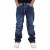 Men's Dark Wash Blue Thick Ricky Stitch Lawrence Denim Jeans