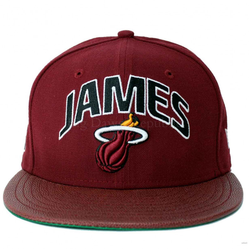 NBA 59Fifty Players Miami Heat James LeBron Fitted Baseball Cap