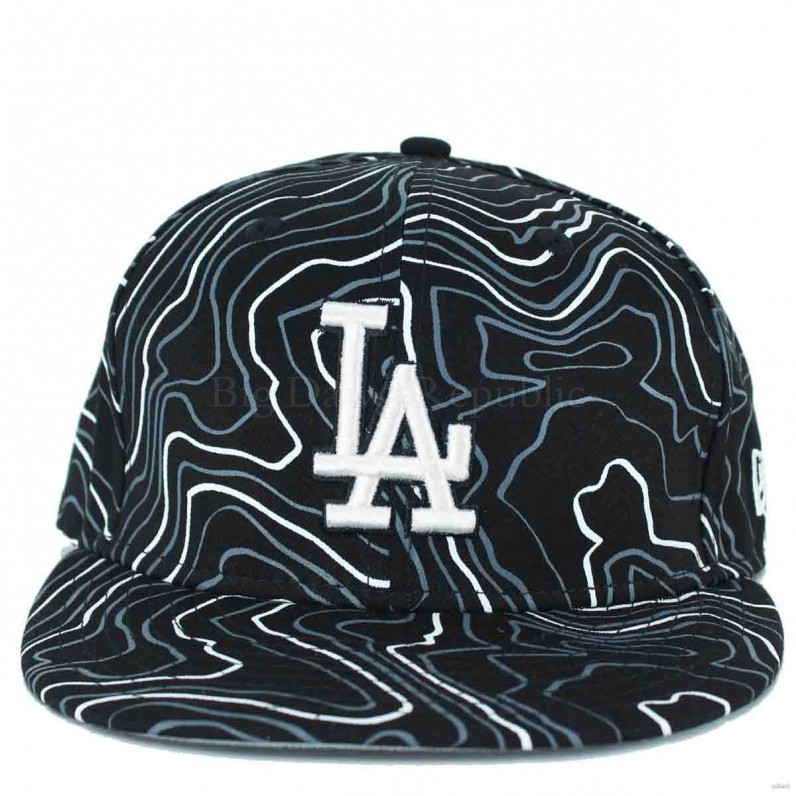 MLB 59Fifty LA Dodgers Contour Crown Fitted Baseball Caps