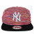 MLB 9Fifty Light Weight Rose Pink Knitted NY New York Yankees Snapback
