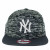 MLB 9Fifty Light Weight Black Grey Knitted NY New York Yankees Snapback