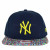 MLB 9Fifty NY New York Yankees Biggie Visor Snapback Cap