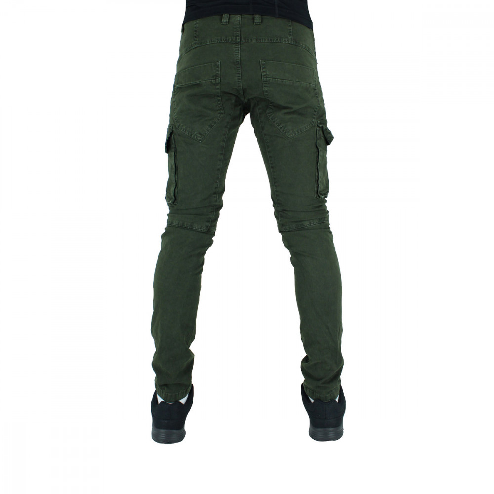 BDS Olive Army Green Cotton Cargo Combat Slim Fit Military Pants