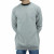 Mens Grey Designer Plain Long Side Zip Up Sweatshirt