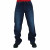 Men's Double R Dark Knight Blue Loose Fit Jeans