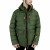 Men's Olive Puffer Padded Bomber Style Hooded Marwin Jacket