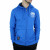 Men's Blue Cornice Designer Zip Up Hoodie