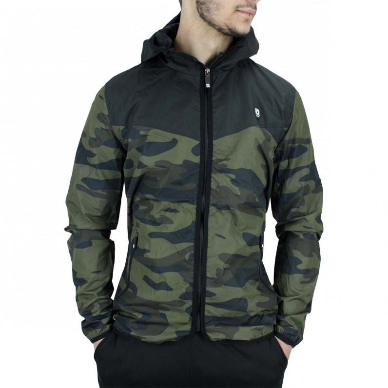 Men's Camouflage Green Camden Windbreaker Jacket