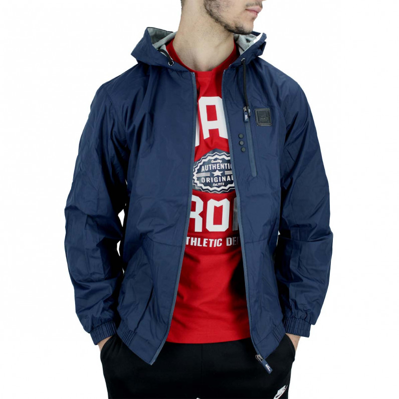 Men's Navy Edison Windbreaker Jacket